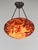 French Art Deco Pendant Light by Daum & Majorelle - 1925 Cameo Chandelier France For Sale - Image 6 of 14
