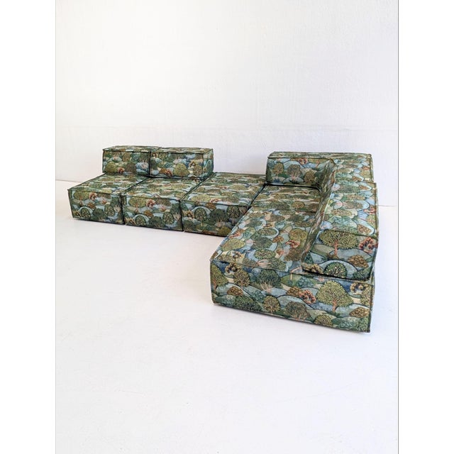 In the early 70's, sofa design shifted from practical to comfortable; exchanging straight and hard sitting for lounging...