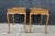 1970s Rare Pair Baker Furniture Queen Anne Walnut Burl Vitrine Display Accent Tables For Sale - Image 17 of 18