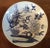 Antique 19th c. Chinese blue and white porcelain charger platter or bowl. Decorated with a stylized floral scene. Measures...