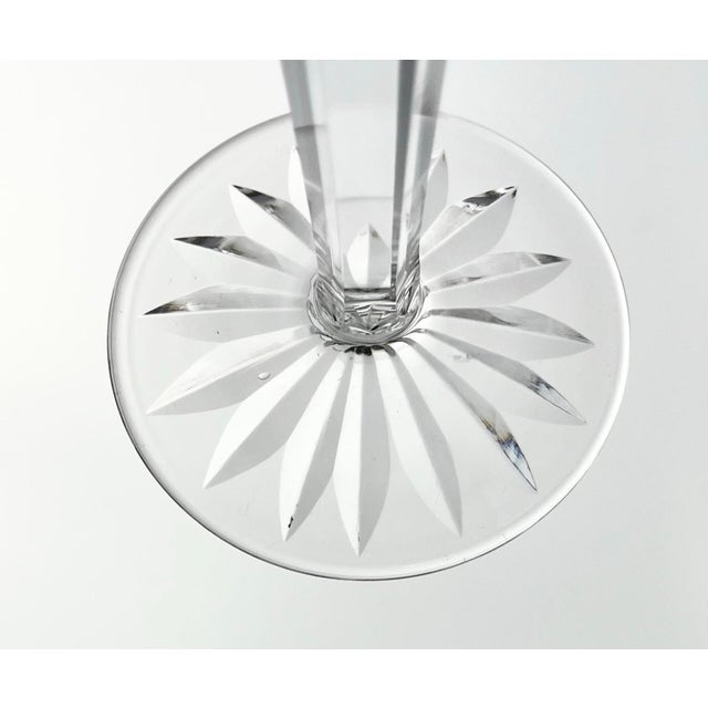 Glass 1980s Waterford “Lismore” Crystal Hock Wine Glasses - Set of 8 For Sale - Image 7 of 8