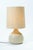 Mid-Century Modern Ceramic Table Lamp with Fabric Shade by Krösselbach, 1970s For Sale - Image 3 of 6