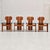 Mid-Century Modern Africa Chairs in Walnut and Leather by Afra and Tobia Scarpa for Maxalto, 1970s, Set of 4 For Sale - Image 3 of 18