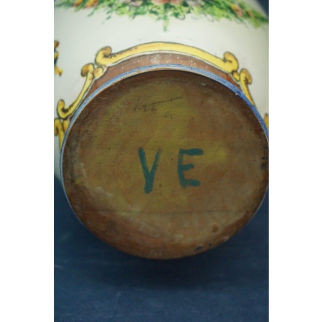 20th Century Neo-Renaissance Ceramic Vase from Valentina Emiliani, Italy, 1890s For Sale - Image 16 of 17