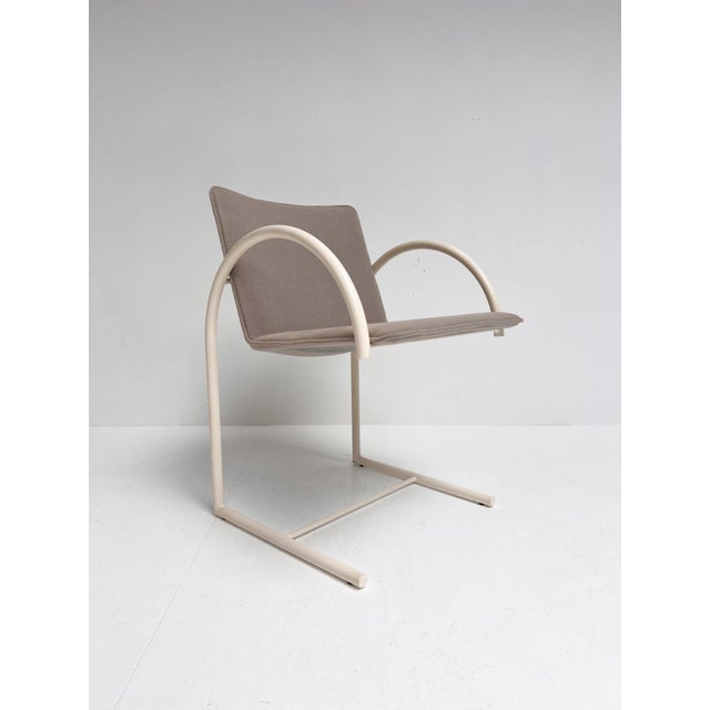 Metal Circle Chairs by Boonzaaijer for Metaform, 1980s, Set of 4 For Sale - Image 7 of 14