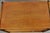 Vintage Mid Century Modern Lacquered Cherry Wood Rolling Cart Tv Stand Shelf For Sale In Philadelphia - Image 6 of 11