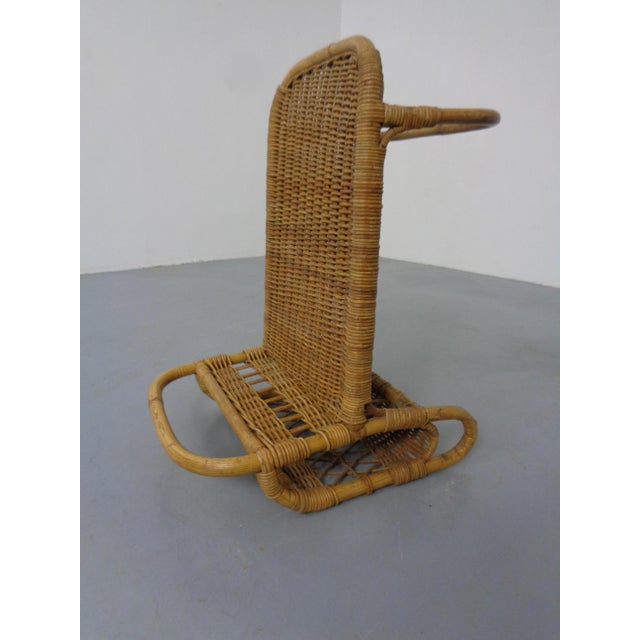Filigree Rattan Magazine Rack, Germany, 1960s For Sale - Image 15 of 18
