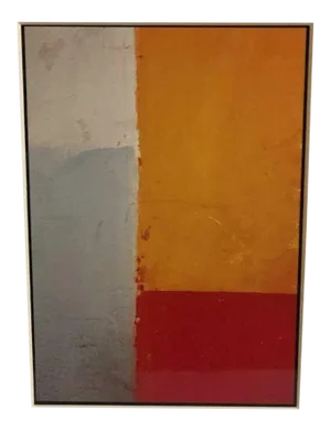 Patricia Wilder Abstract Print Titled "Passage" Framed and Matted