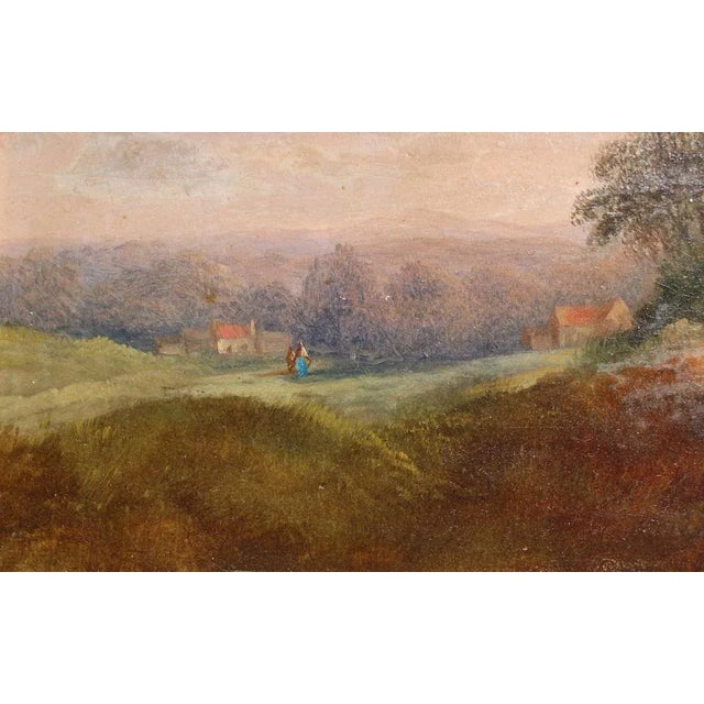 Jean-François Baudoin, French Landscape, Oil on Cardboard For Sale - Image 5 of 11