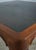 Vintage Leather Top Louis XV Style Carved Table W. 4 Chairs For Sale - Image 4 of 18