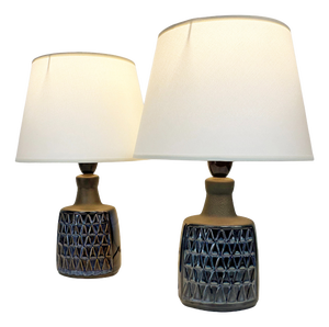 Ceramic Model 1036 Table Lamps by Einar Johansen for Søholm, Denmark, 1960s, Set of 2