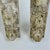 Antique White Early 20th Century Architectural Salvage Elements of Carved/Cast Stone With Stylized Leaf Motif - Set of 2 For Sale - Image 8 of 12