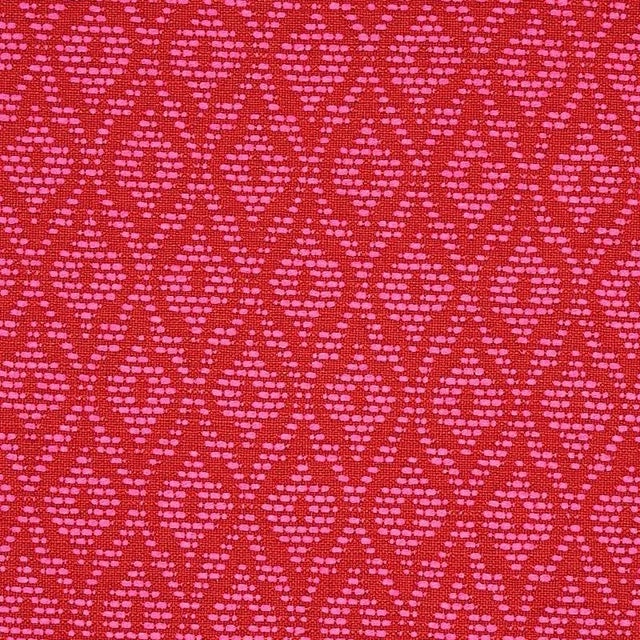 Schumacher Red Hook Fabric in Berry For Sale