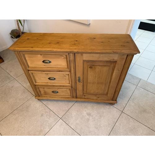 Farmhouse Shop Chest in Softwood For Sale - Image 13 of 15