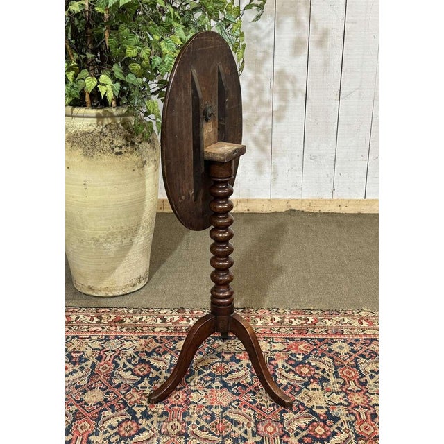 19th Century 19th Century English Mahogany Side Table For Sale - Image 5 of 11