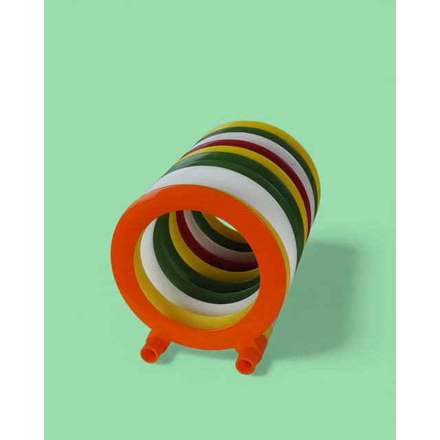 Vintage Modular Vinyl Record Holder from ZZG Veritas Warszawa, 1970s, Set of 10 For Sale - Image 9 of 10