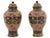 Brown Pair of Early Meiji Japanese Cloisonne Enamel Jars Attributed Namikawa Yasuyuki For Sale - Image 8 of 10