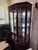 Vintage Grand-Scale Rosewood Hexagonal Curio Cabinet For Sale - Image 4 of 11