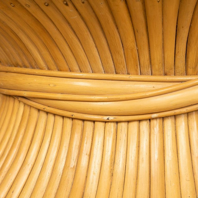 20th Century Sheaf of Wheat Coffee Table by McGuire, 1970s For Sale - Image 9 of 17