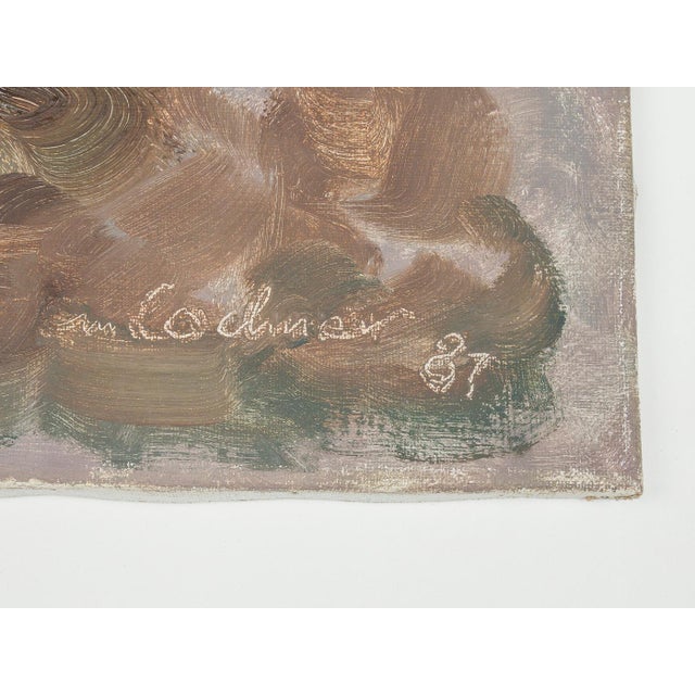 Bouquet of Flowers, 1980s, Oil on Canvas For Sale - Image 5 of 7