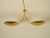 Hollywood Regency Vintage German Duan Brass Pendant Lamp by Florian Schulz, 1970s For Sale - Image 3 of 17