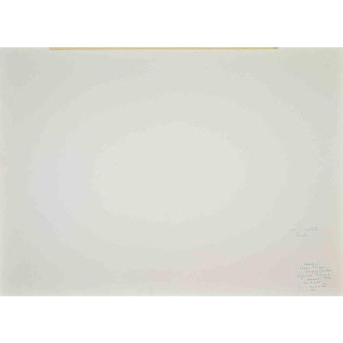 Silkscreen on paper realized in 1974. Hand signed and numbered. Edition of 60. Very good condition. This piece is...