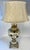 Pair of Opaline Glass Table Lamps With Brass Gold Filigree and Crystal For Sale - Image 4 of 9