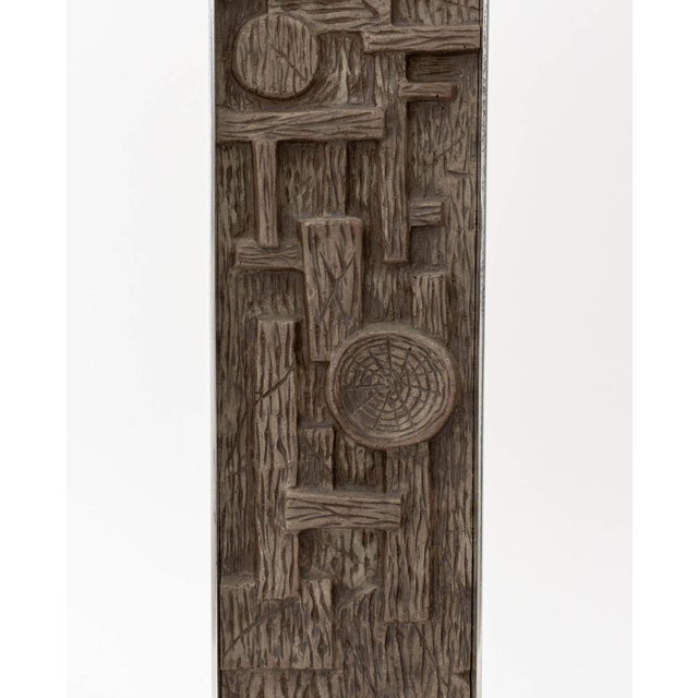 Late 20th Century Paul Evans Style Brutalist Sculptural Table Lamp For Sale - Image 5 of 8