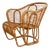 Danish Rattan Lounge Chair by Tove Kindt-Larsen for R. Wengler, 1940s For Sale