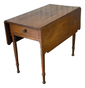 Early 19th Century Solid Cherry Dropleaf Federal Style Table