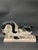 Vintage Folk Art Painted Wooden Carved Cat Sculpture For Sale In New York - Image 6 of 8