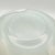Henry Dean (Belgium) Signed Cased Art Glass Centerpiece Bowl (Translucent White With White Dots) Large, Vintage For Sale - Image 15 of 16