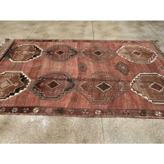 Textile Galerie Shabab Collection Mid-20th Century Handmade Turkish Anatolian Room Size Carpet For Sale - Image 7 of 10