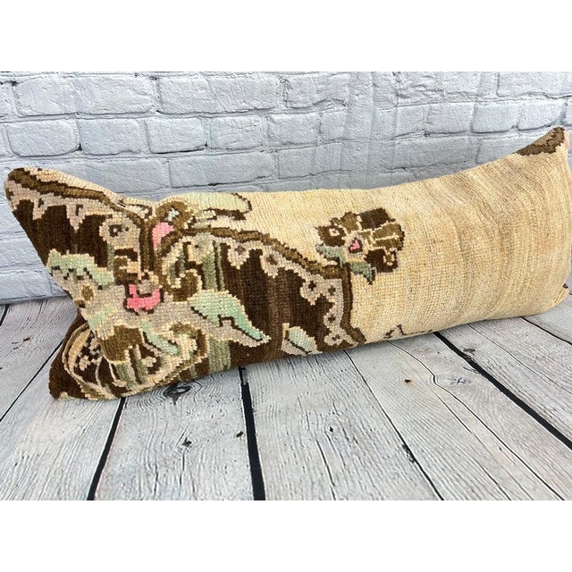 Vintage Pillow Case Turkish Rug Pillow Decorative Rug Pillow Dry cleaning only. PILLOW INSERT IS NOT INCLUDED