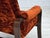 Danish Lounge Chair in Velour and Bent Oak, 1970s For Sale - Image 15 of 18