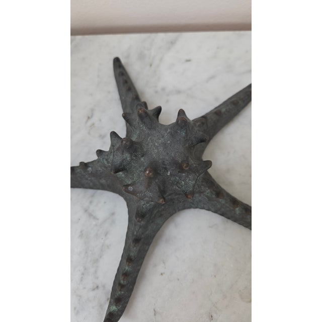 Maitland - Smith Late 20th Century Maitland-Smith Verdigris-Finish Starfish Sculpture For Sale - Image 4 of 16