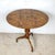 Transitional Weiman Oxford Burl Veneer Pedestal Accent Table For Sale - Image 3 of 16