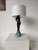 Black Ceramic Female Table Lamp from Monacera, Monaco, 1970s For Sale - Image 8 of 18