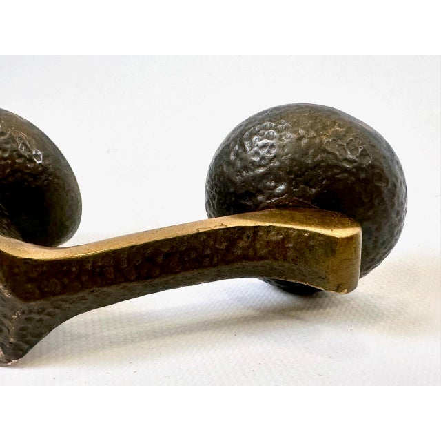 Brutalist Bronze Candleholder, 1970s For Sale - Image 6 of 12