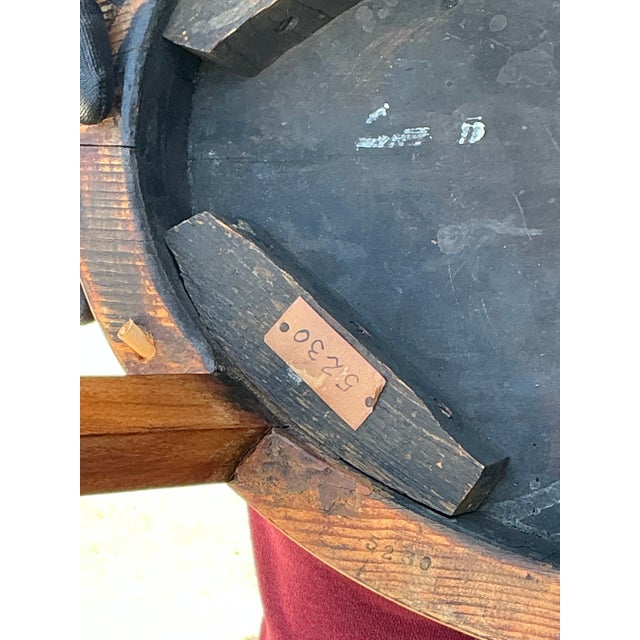 Wood Vintage Hand Made Shaker Side Table For Sale - Image 7 of 12