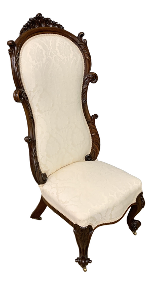 Victorian Rosewood High Back Chair, 1870