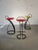 Postmodern Bar Stools, France, 1980s, Set of 3 For Sale - Image 12 of 13