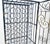 Very Large 96 Bottles Cage Shape Wine Rack Locker Wrought Iron For Sale - Image 12 of 15