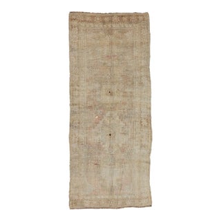 Mid 20th Century Mid 20th Century Washed Out Vintage Kars Rug For Sale