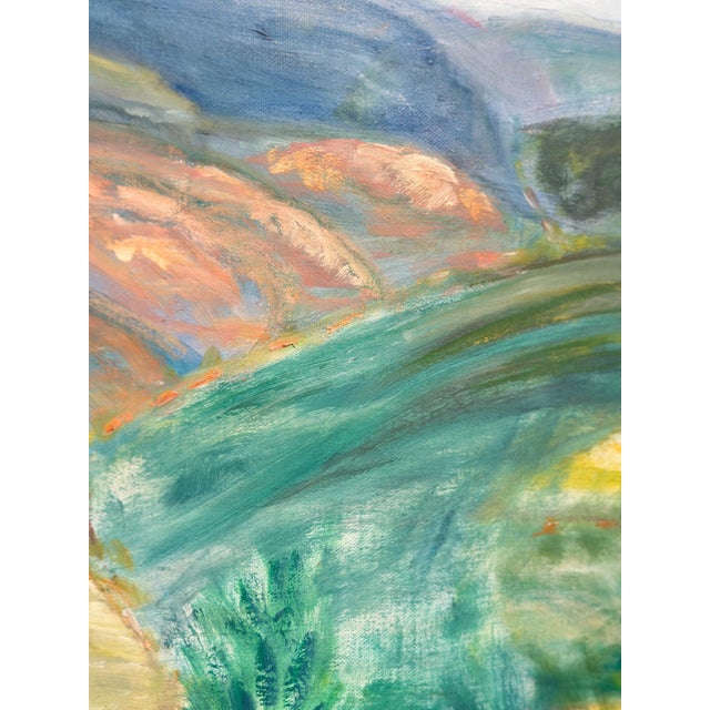 Lalla Blecher, Landscape, 1994, Oil on Canvas, Framed For Sale - Image 9 of 18