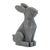 Bring a contemporary, nature-inspired touch to your space with this set of two Modern Sitting Bunny Figurines. Crafted...