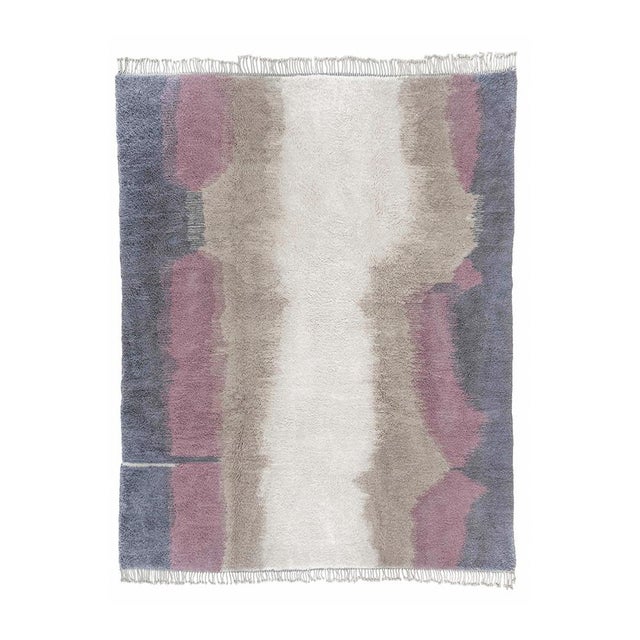 Hand-Knotted Wool Rug by Azele Studio For Sale - Image 10 of 10