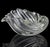 Mid-Century Modern Seguso Cartier Signed Murano Vintage Crystal Clear Ribbed Surface Italian Art Glass Seashell Shell Bowl For Sale - Image 3 of 11
