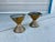 Mid-Century Modern Pair of Vintage Brass Vases For Sale - Image 3 of 10
