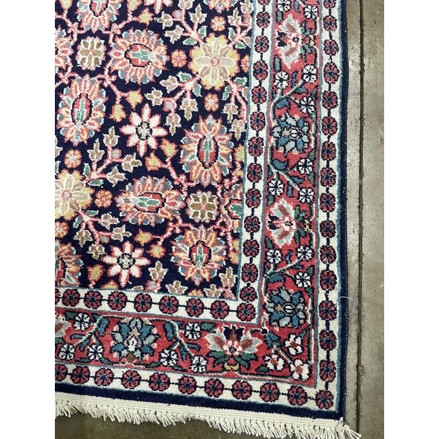 Indian 1990 Kashmiri Design Indian Rug - 2'9" X 9'10" For Sale - Image 3 of 8